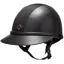 Charles Owen Leather look SP8 Plus Riding Helmet-Black