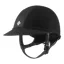Charles Owen Micro Suede SP8 Plus Riding Helmet-Black