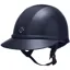 Charles Owen Leather look SP8 Plus Riding Helmet-Navy