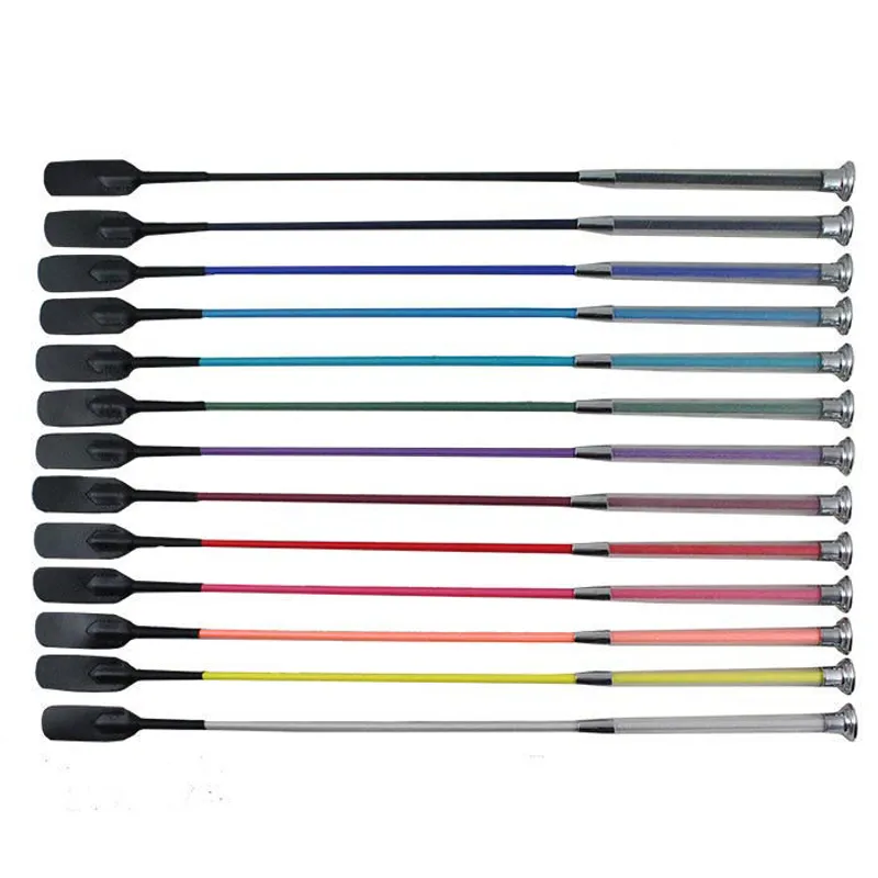 Woof Wear Gel Fusion Riding Whip-Brushed Steel-60cm-2