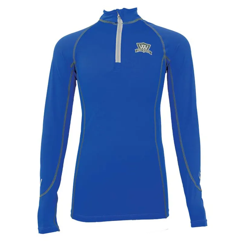Woof Wear Young Rider Pro Performance Shirt-Electric Blue