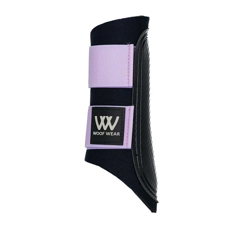 Woof Wear Club Brushing Boot-Black/Lilac
