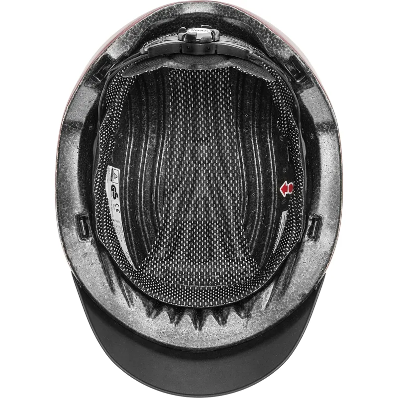 Uvex Exxential II Riding Helmet-Ruby/Matt-3