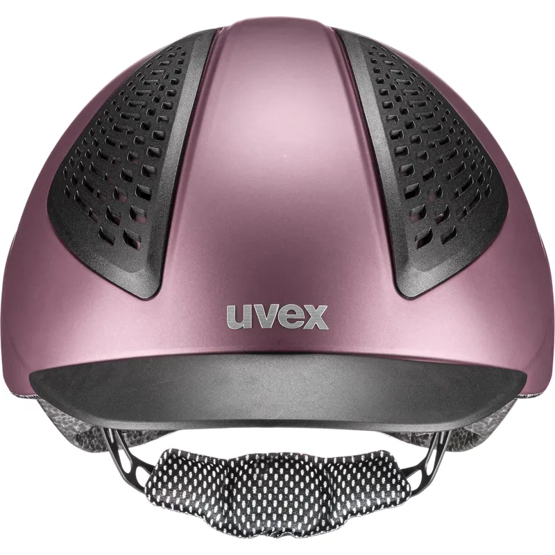 Uvex Exxential II Riding Helmet-Ruby/Matt-2