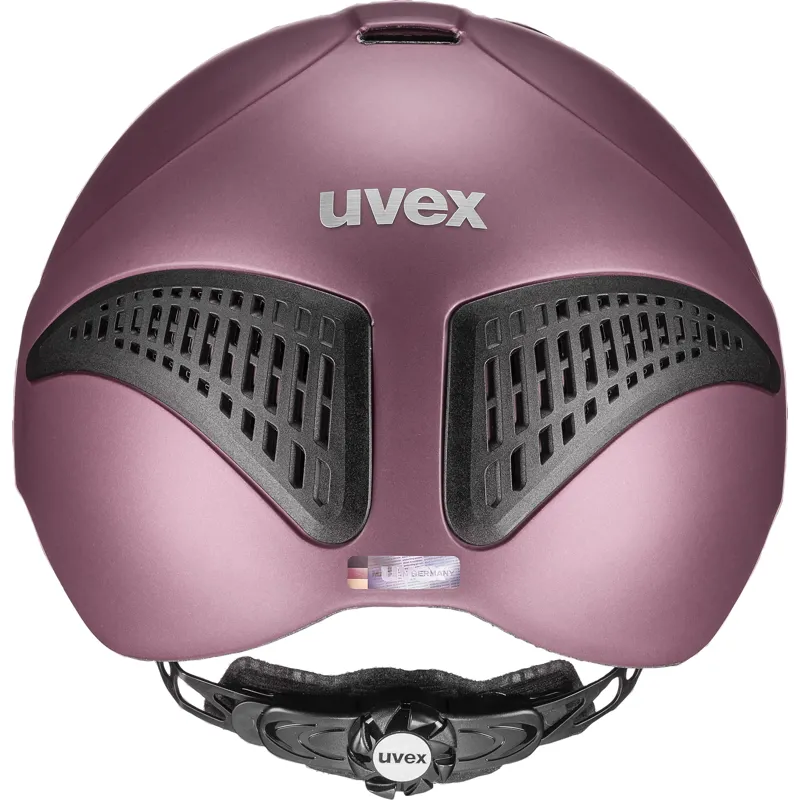 Uvex Exxential II Riding Helmet-Ruby/Matt-4