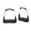 Freejump Air'S Stirrups Inclined Grip Tread/Straight eyed-Black