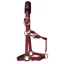 KM Elite Luxury Padded Headcollar and Lead Rope Burgundy