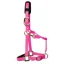 KM Elite Luxury Padded Headcollar and Lead Rope Hot Pink