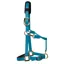 KM Elite Luxury Padded Headcollar and Lead Rope Pastel Blue