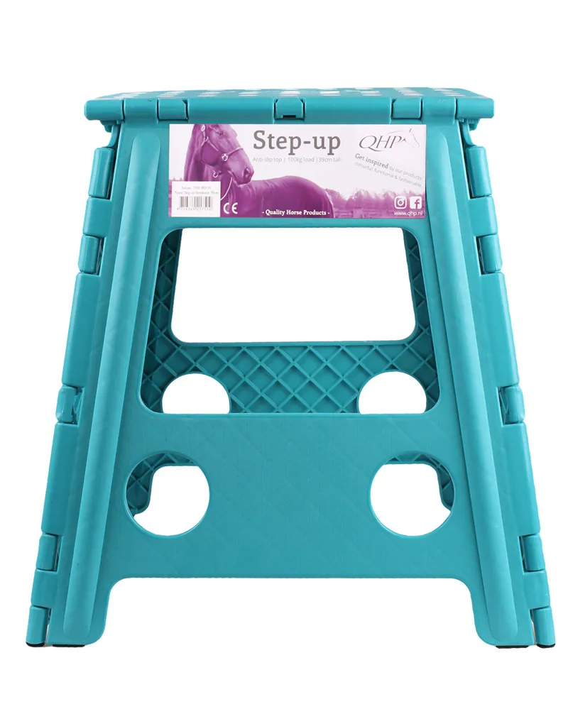 QHP Step Up Stool-Turquoise