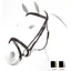 Equipe Emporio Gentle Leather Flash Bridle with Stitching Detail BRE06-Black