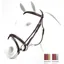 Equipe Emporio Gentle Leather Flash Bridle with Stich Detail BRE06-Red Brown