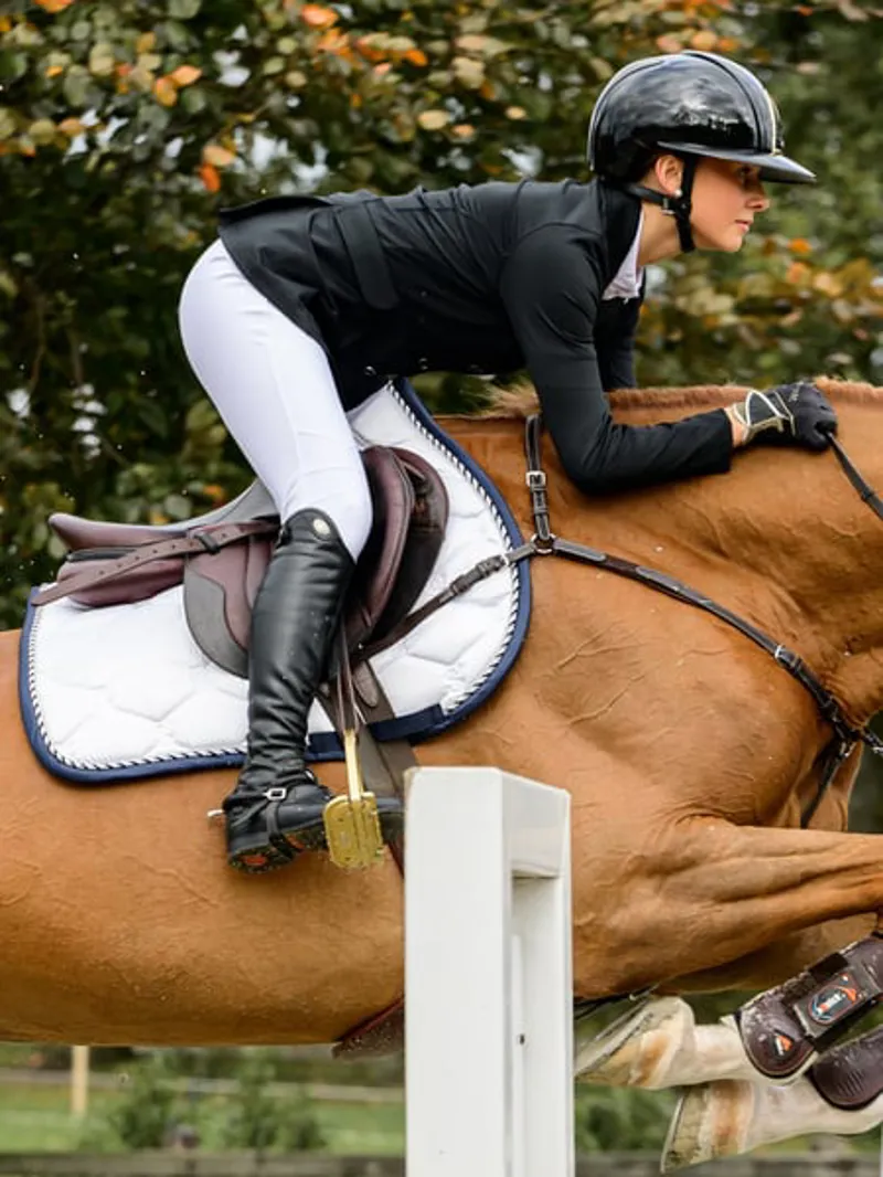 PS of Sweden Saddle Pad Jump Signature-White