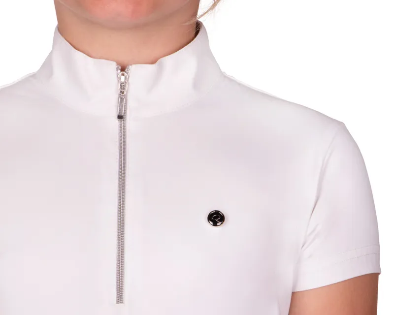 QHP Competition shirt Veerle Junior-White-2