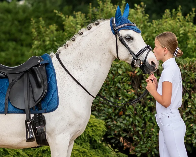 QHP Competition shirt Veerle Junior-White-3