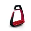 Freejump Soft Up Classic Stirrups-Red/Black