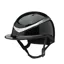 Charles Owen Halo Luxe Wide Peak Black Gloss/Platinum