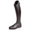 DeNiro Salentino Black Riding Boots With Black Patent Top-Laced