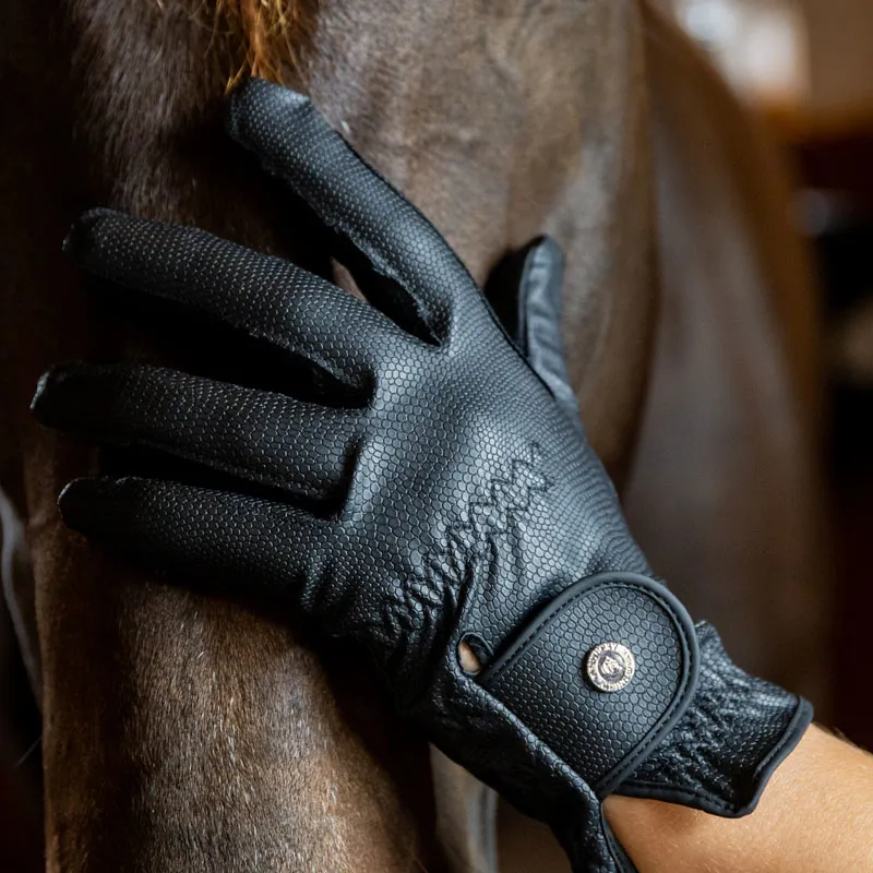 Kentucky Riding Gloves Grip Winter-Black-2