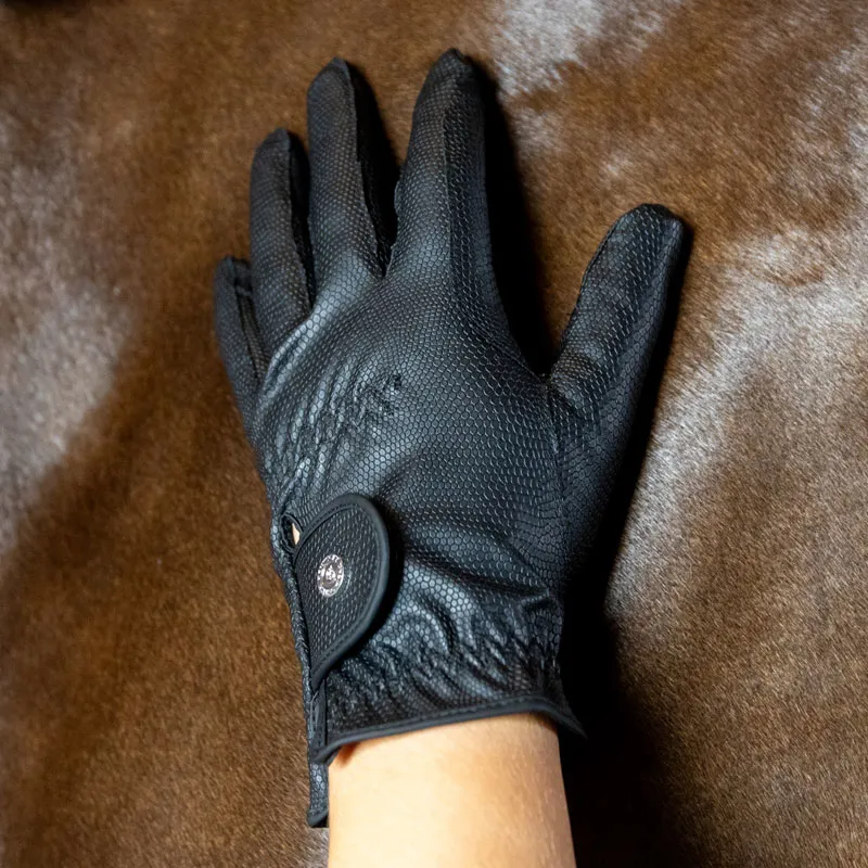 Kentucky Riding Gloves Grip Winter-Navy-3