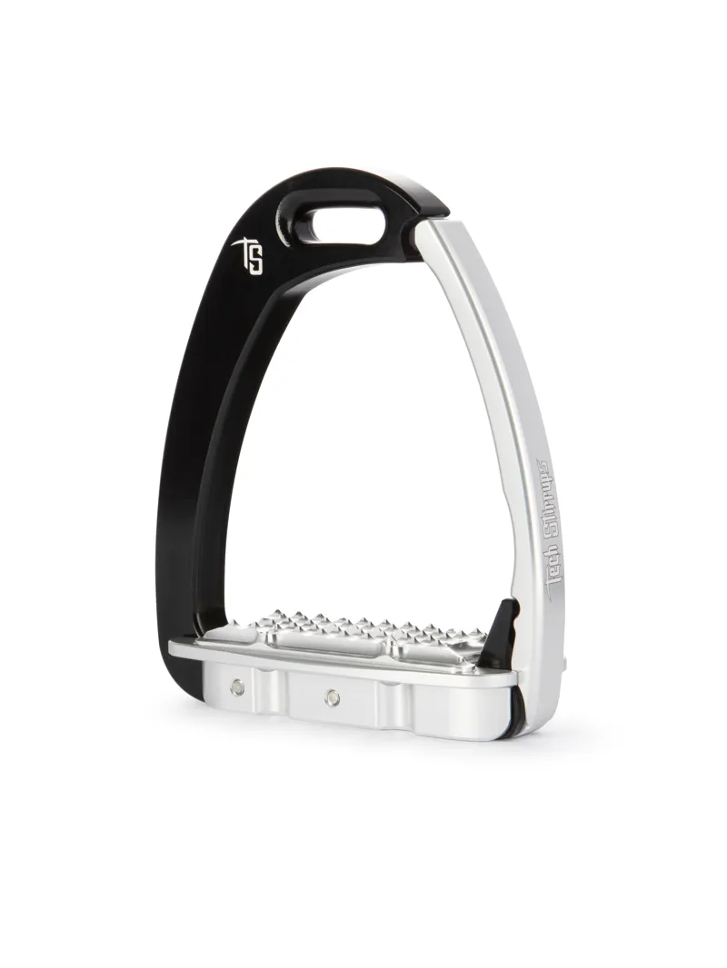 Tech Venice Children Safety Stirrups-Black/Silver