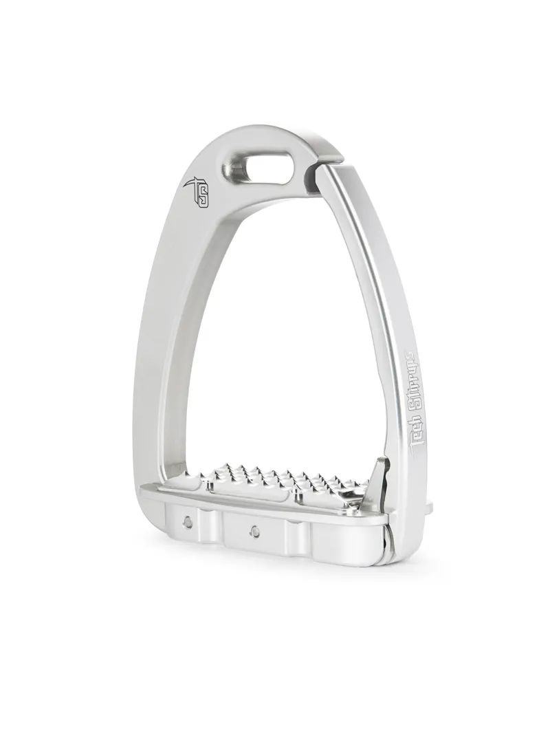 Tech Venice Children Safety Stirrups-Silver/Silver