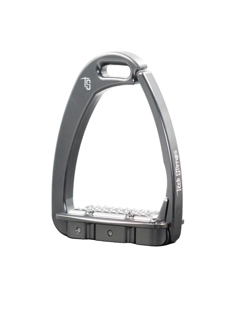 Tech Venice Children Safety Stirrups-Titanium/Titanium