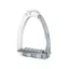 Tech Venice Flat Evo Safety Stirrups-Silver/Titanium