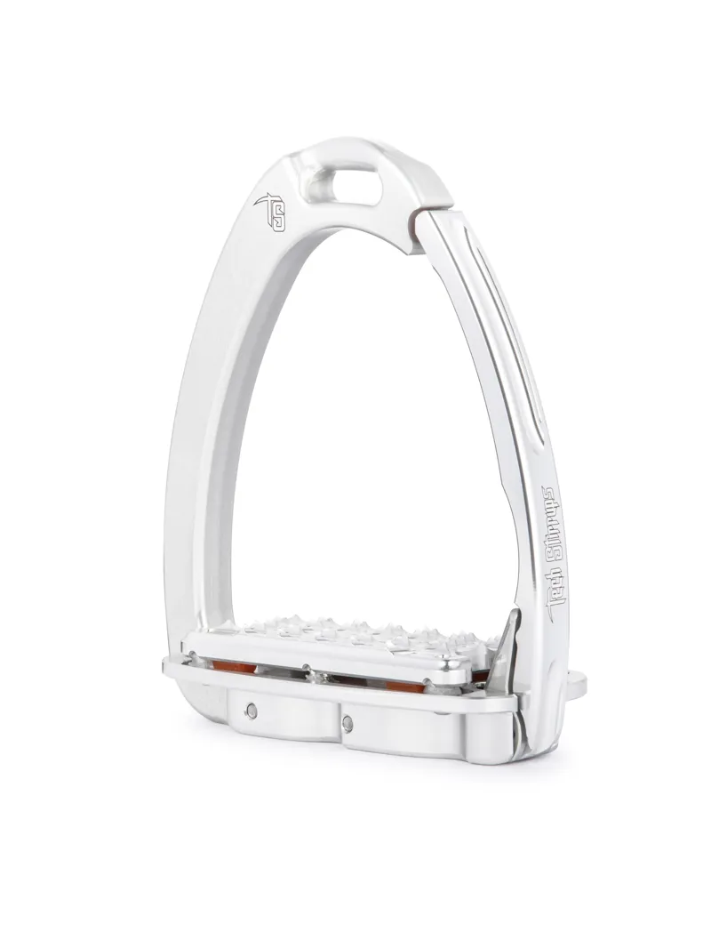 Tech Venice Plus Evo Safety Stirrups-Silver/Silver