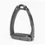 Tech Venice Sloped Evo Safety Stirrups-Titanium/Titanium