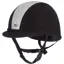 Charles Owen YR8 Regular Fit Sizes Riding Helmet with Sparkly Centre-Black/Silver