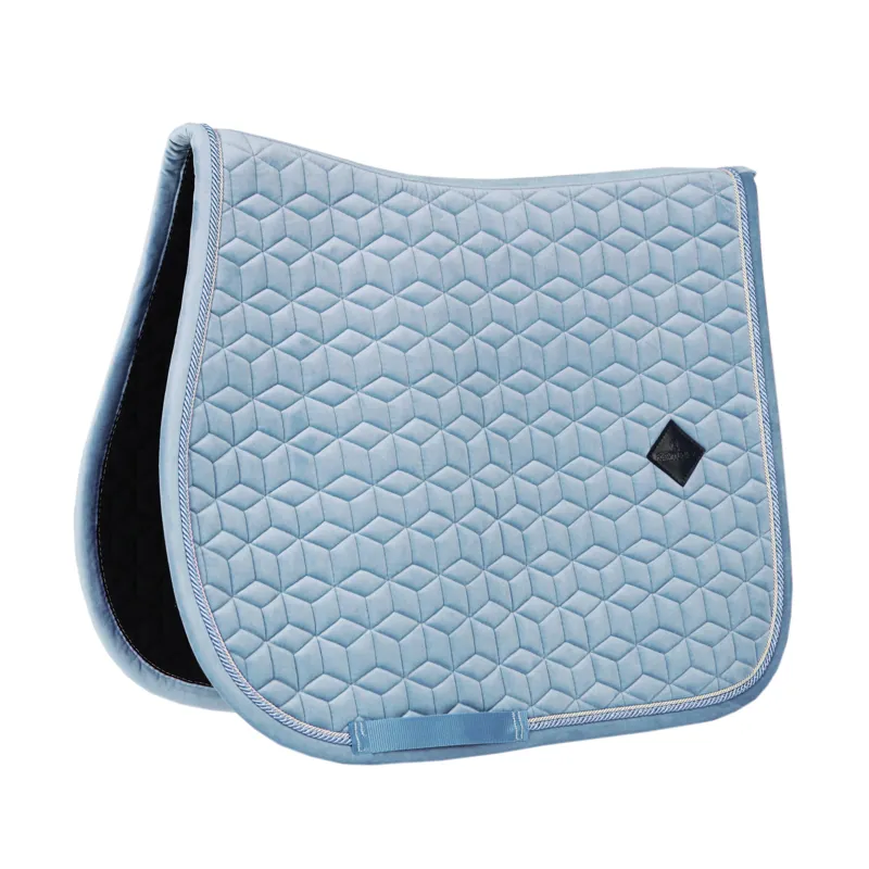 Kentucky Velvet Jumping Saddle Pad-Light Blue