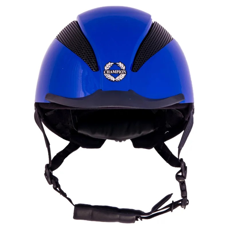 Champion Air-Tech Deluxe Riding Hat Dial Fit-Cobalt/Blue