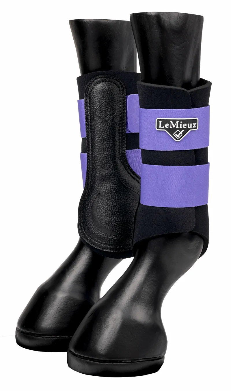 LeMieux SS22 Limited Edition Grafter Brushing Boot Bluebell