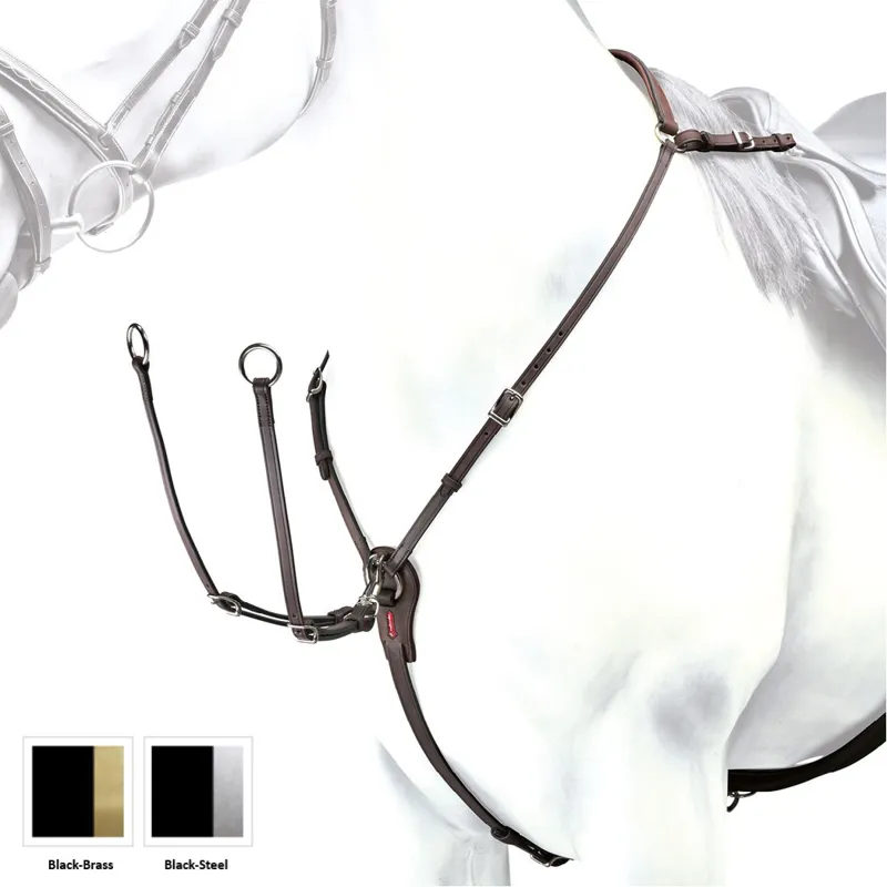 Equipe Leather Hunting Martingale BP04-Black