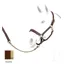 Equipe Emporio Leather Halter with Stitch Detail BRE04-Brown