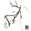 Equipe Emporio Gentle Leather Clincher Grackle Bridle BRE14-Red Brown
