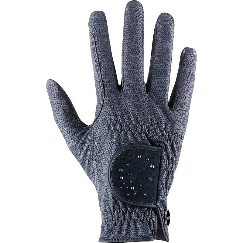 Uvex Sportstyle Diamond Equestrian Riding Gloves-Navy