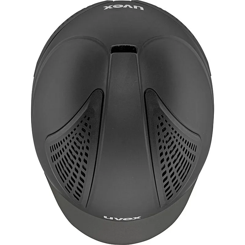 Uvex Exxential II Riding Helmet-Black/Matt-2