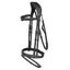 Equiline Anatomical Jumping Flash Bridle Black BJ301