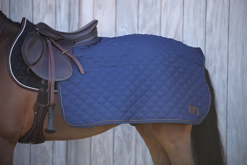 Kentucky Quarter Rug-Navy