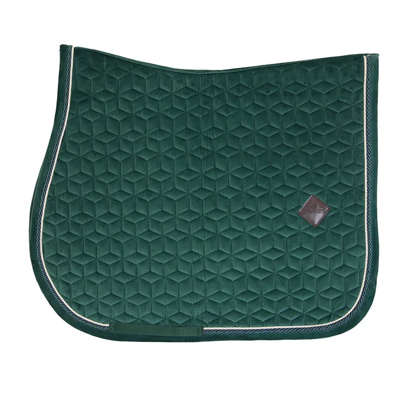 Kentucky Velvet Jumping Saddle Pad-Emerald