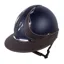 Antares Galaxy Eclipse Riding Helmet-Matt Blue/Brown Leather