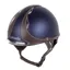 Antares Galaxy Race Riding Helmet-Matt Blue/Brown Leather