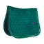 Kentucky Velvet Jumping Saddle Pad-Dark Green-Full