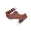 Antares Comfort Long Anatomic Girth-Malt Brown/Cream Stitching