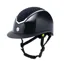 Charles Owen Kylo 2025 Wide Peak with MIPS Navy Gloss/Silver with Crystal Top