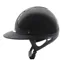 Antares Premium Ecilpse Riding Helmet-Glossy Dark Grey/Black Leather