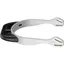 Sprenger FairRider 25mm Rounded Neck Spurs-Silver/Black