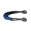 Sprenger FairRider 20mm Rounded Neck Spurs-Black/Blue
